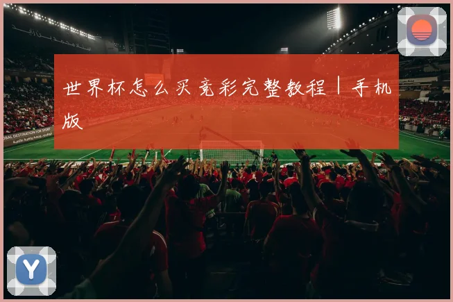 世界杯怎么买竞彩完整教程｜手机版